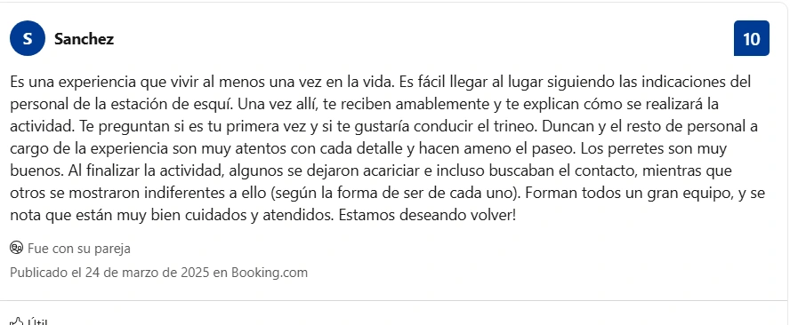 Review screenshot: Sanchez